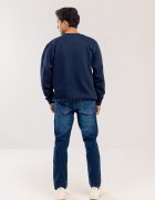 The Classic Men's Sweatshirts Navy - Image 4