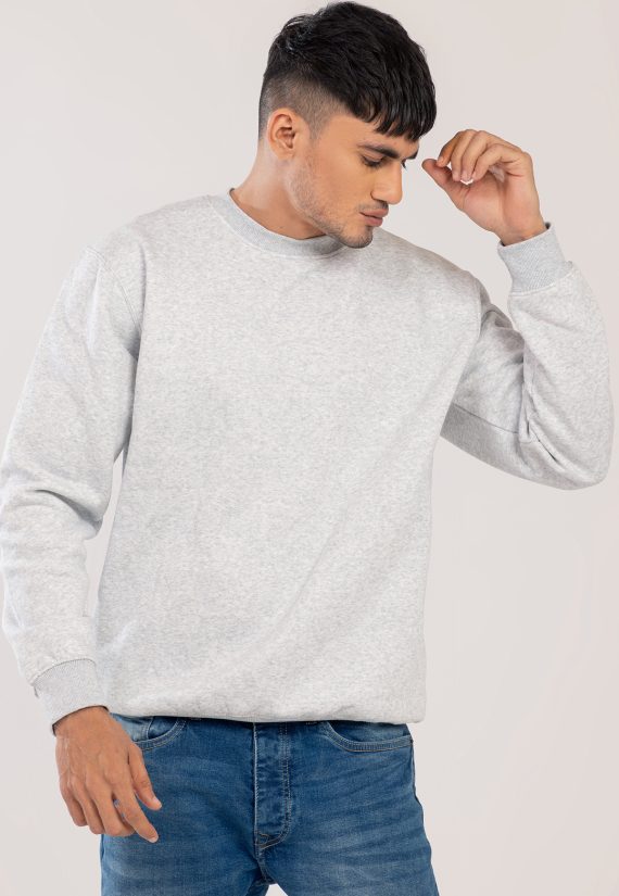 mens heather gray sweatshirt