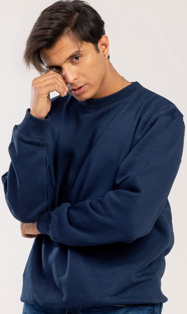 mens navy sweatshirt