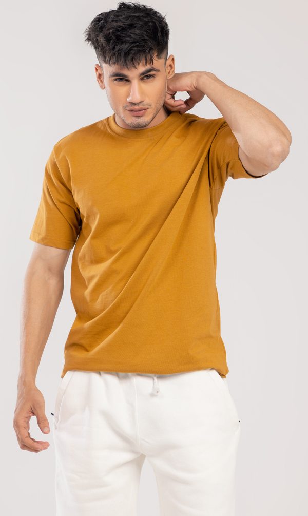 mens brown tshirt